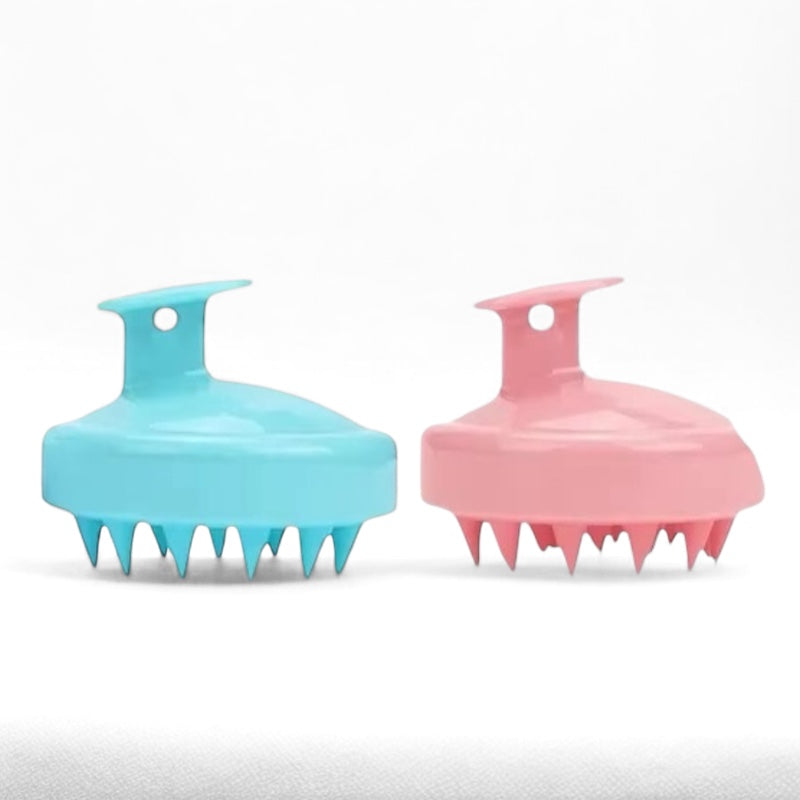 Brosse massante pour shampoing