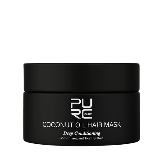 Masque pour cheveux à l'huile de coco