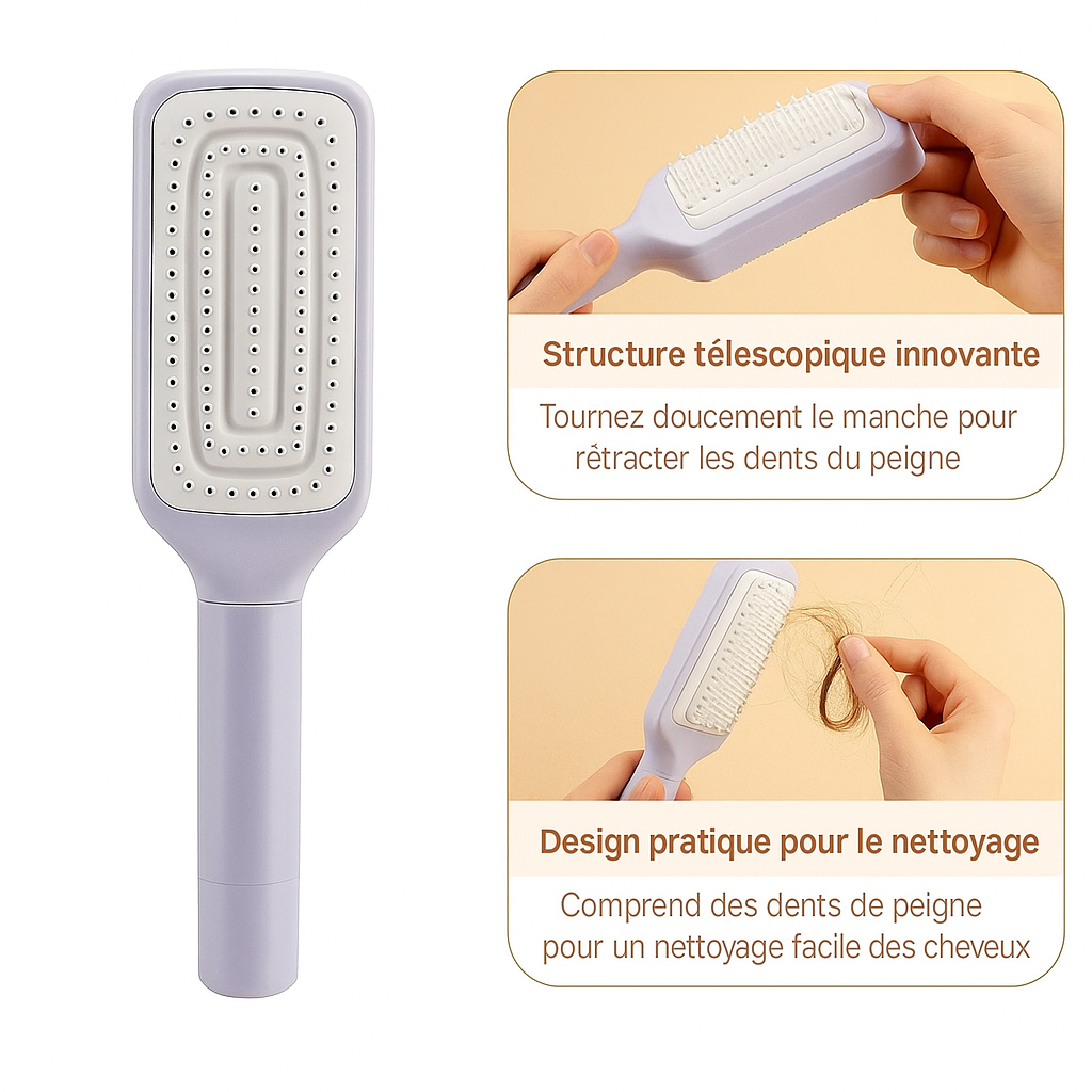 Brosse auto-nettoyante