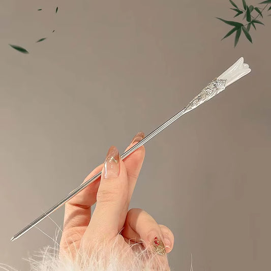 Retro Chinese Style Tassel Hair Clip for Women Hair Stick Pins Flower Handmade Hairpins Charm Jewelry Accessories Hair Ornaments