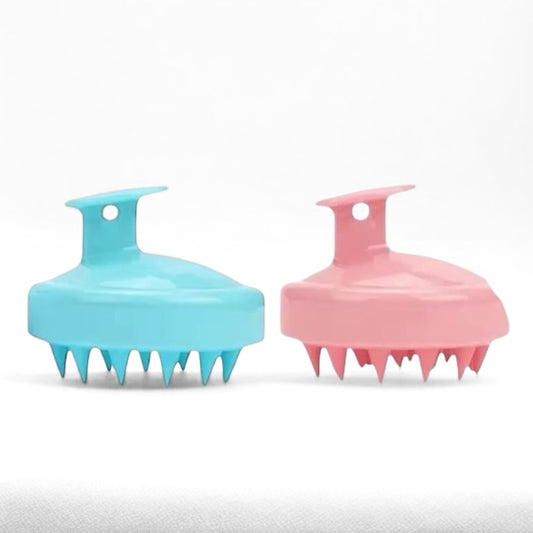 Brosse massante pour shampoing