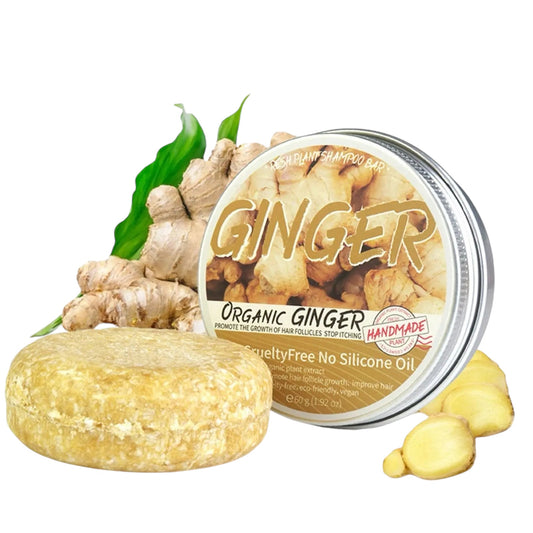 Shampoing solide bio au gingembre