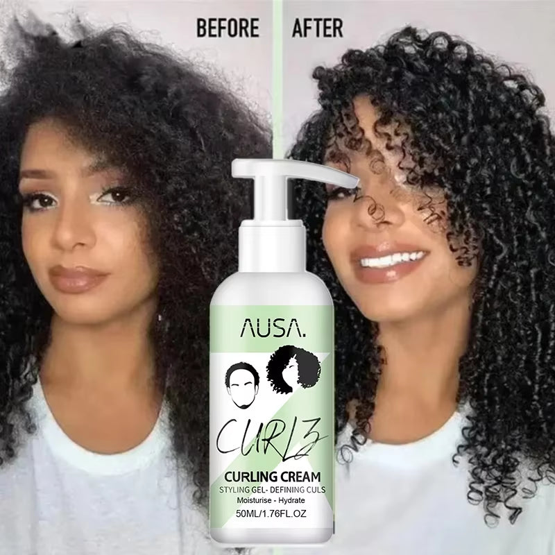 50Ml Hair Volumizing Cream Hair Conditioner Volume Lift Styling Cream Curly Hair Elastin Curl Defining Nourishing