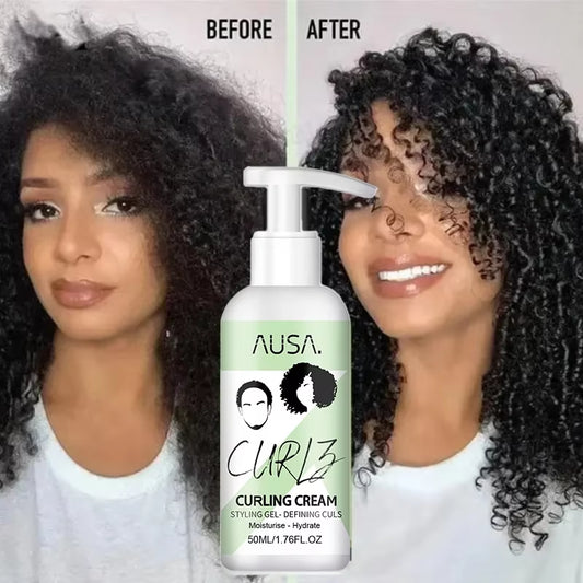 50Ml Hair Volumizing Cream Hair Conditioner Volume Lift Styling Cream Curly Hair Elastin Curl Defining Nourishing